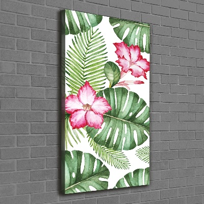 Wandbild vertikales Hawaiianisches Muster