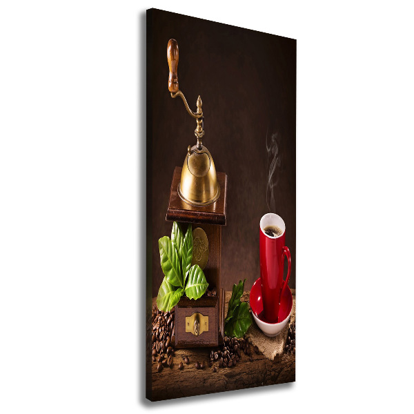 Wandbild vertikales Kaffeemühle