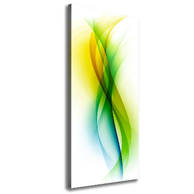 Wandbild vertikales Abstrakte Wellen