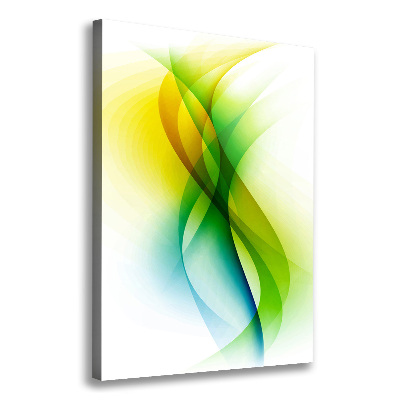 Wandbild vertikales Abstrakte Wellen