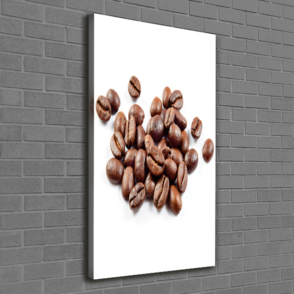 Foto leinwand vertikales Kaffeebohnen