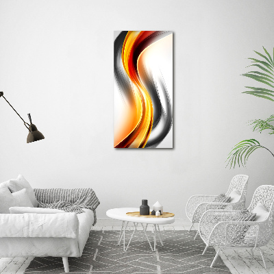 Foto leinwand vertikales Abstrakte Wellen