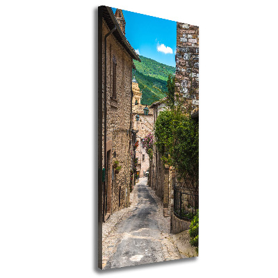 Foto auf leinwand vertikales Eine charmante Straße