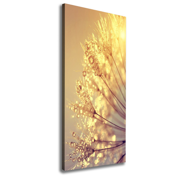 Wandbild vertikales Löwenzahnsamen