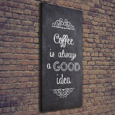 Foto auf leinwand vertikales Kaffeecollage