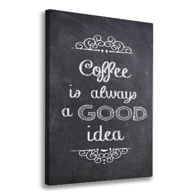 Foto auf leinwand vertikales Kaffeecollage