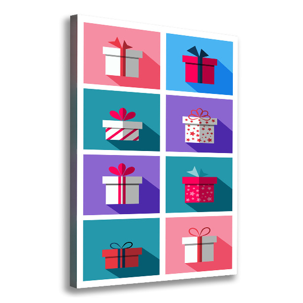 Wandbild vertikales Geschenke