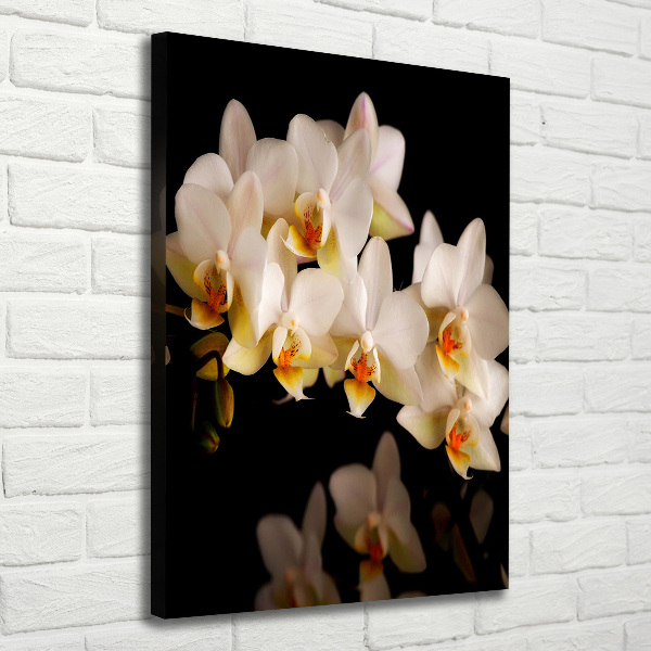 Wandbild vertikales Orchidee