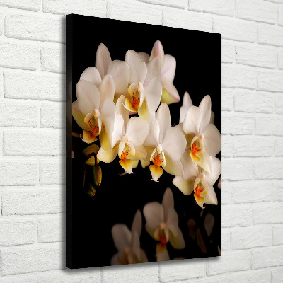 Wandbild vertikales Orchidee