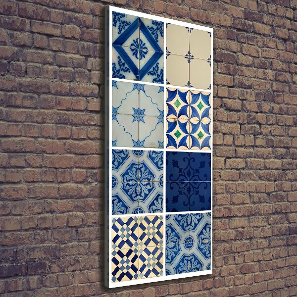Foto leinwand vertikales Portugiesische Fliesen