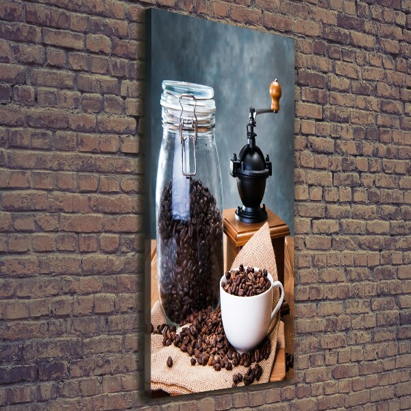 Wandbild vertikales Kaffeemühle