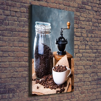 Wandbild vertikales Kaffeemühle