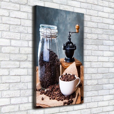 Wandbild vertikales Kaffeemühle