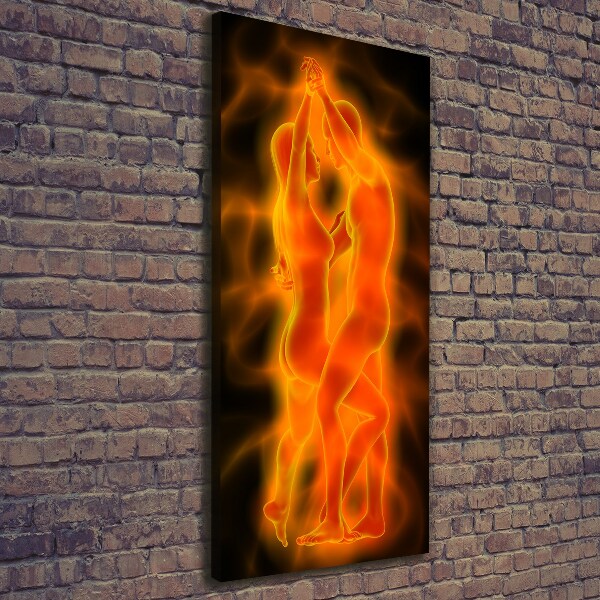 Foto leinwand vertikales Tanzendes Paar