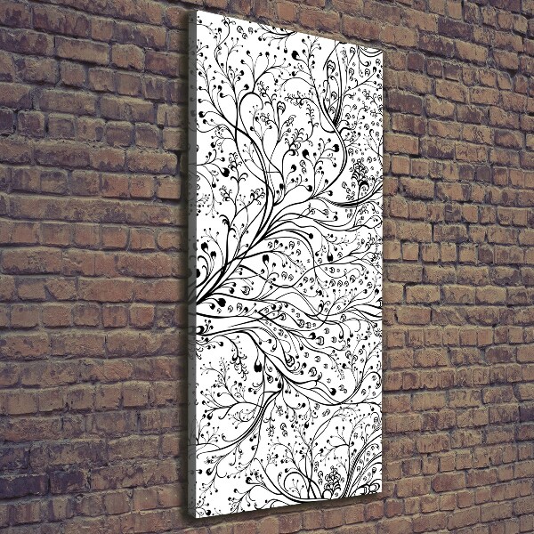 Foto auf leinwand vertikales Zweige