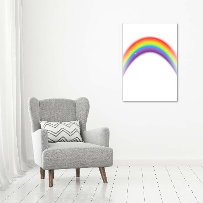 Foto leinwand vertikales Regenbogen