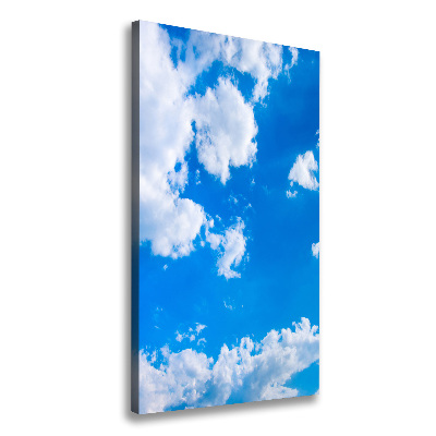 Wandbild vertikales Wolken am Himmel