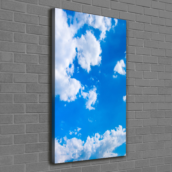 Wandbild vertikales Wolken am Himmel