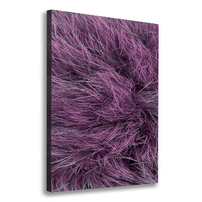 Foto auf leinwand vertikales Rosa Fell