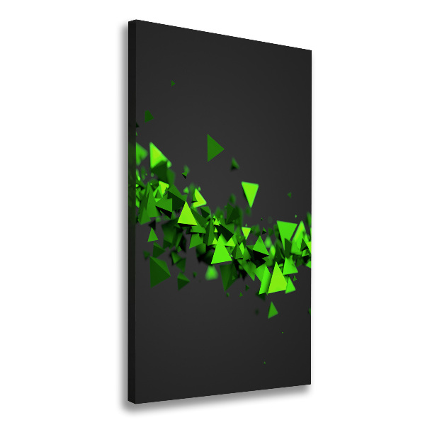 Wandbild vertikales Geometrische Welle