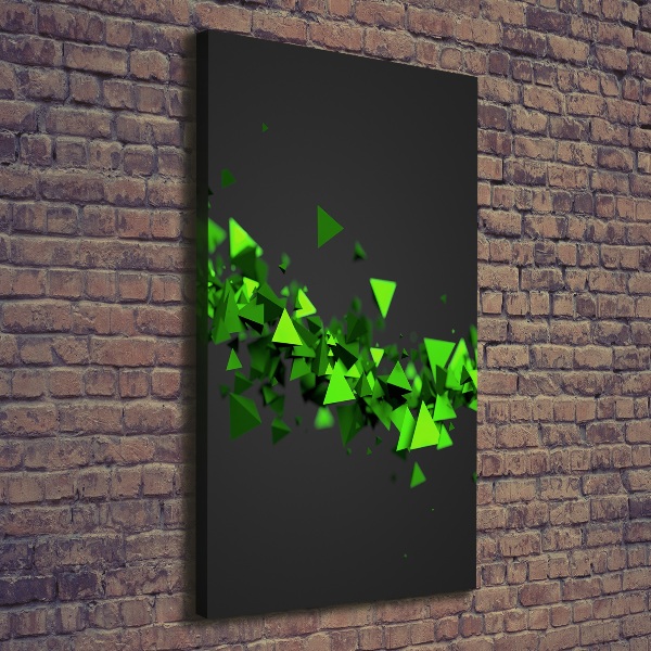 Wandbild vertikales Geometrische Welle