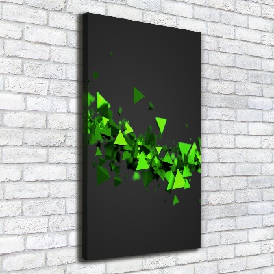 Wandbild vertikales Geometrische Welle