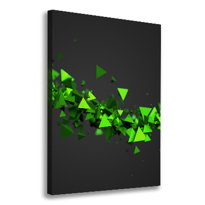 Wandbild vertikales Geometrische Welle