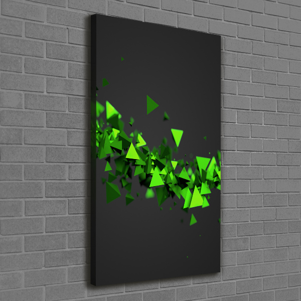 Wandbild vertikales Geometrische Welle