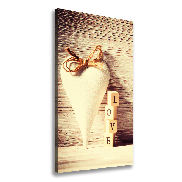 Wandbild vertikales Liebe