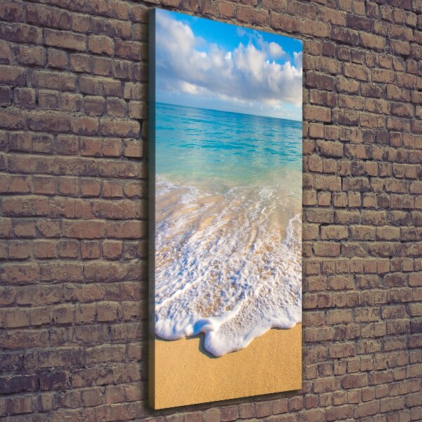 Foto auf leinwand vertikales Tropischer Strand