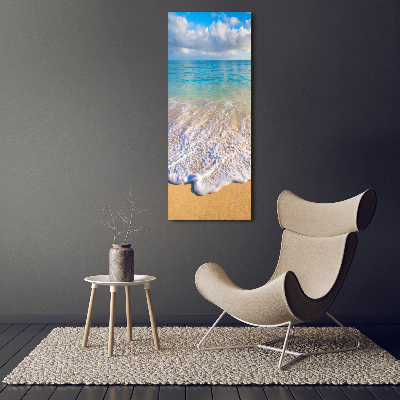 Foto auf leinwand vertikales Tropischer Strand