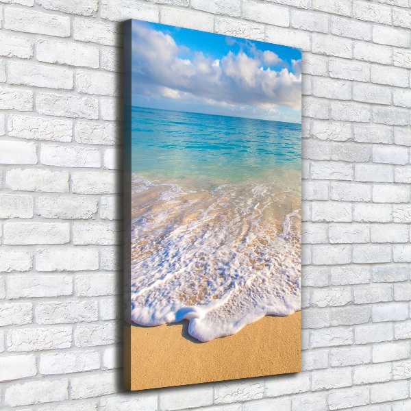 Foto auf leinwand vertikales Tropischer Strand