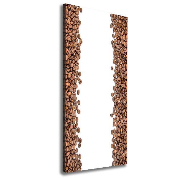 Foto leinwand vertikales Kaffeebohnen