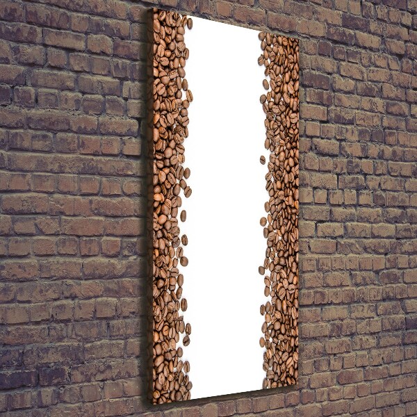 Foto leinwand vertikales Kaffeebohnen