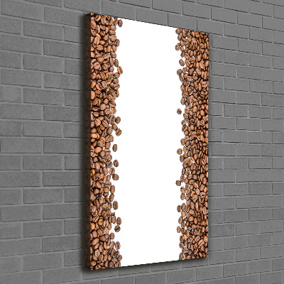 Foto leinwand vertikales Kaffeebohnen