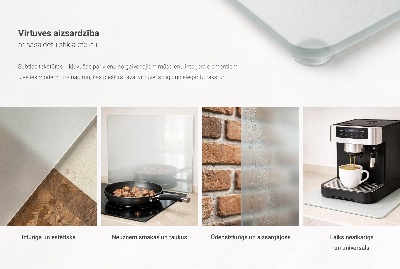 Herdabdeckplatte in quadratischer Form aus halbtransparentem Material