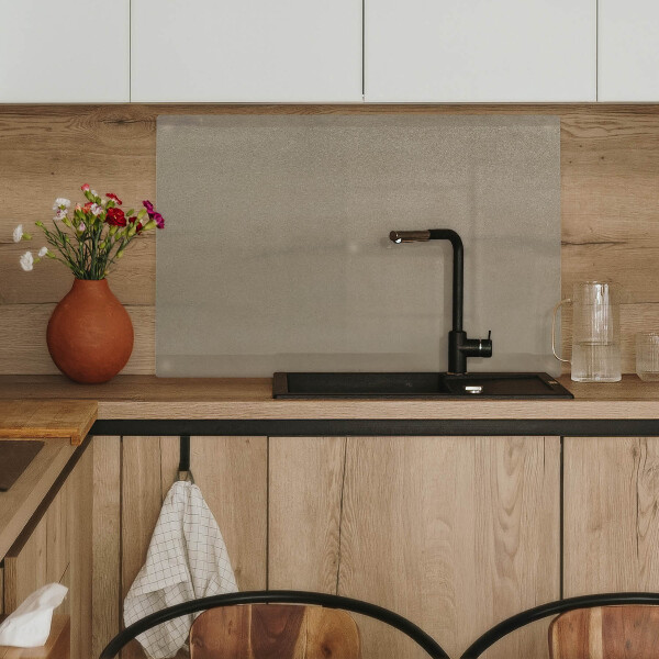 Herdabdeckplatte glas Rechteckige halbtransparente