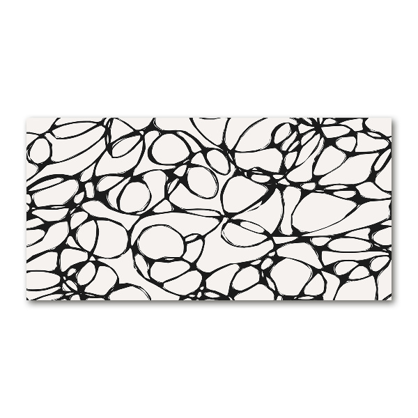 Bild auf glas Chaotische Kreise