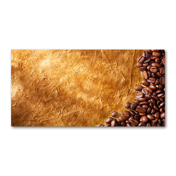 Glasbild Kaffeebohnen