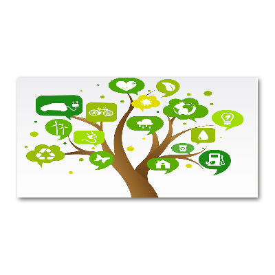 Bild auf glas Ökologischer Baum