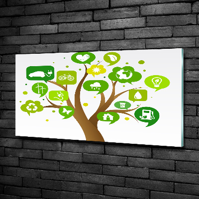 Bild auf glas Ökologischer Baum