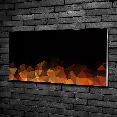 Foto glasbild Abstraktion