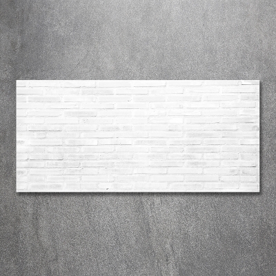 Glasbild Ziegelmauer