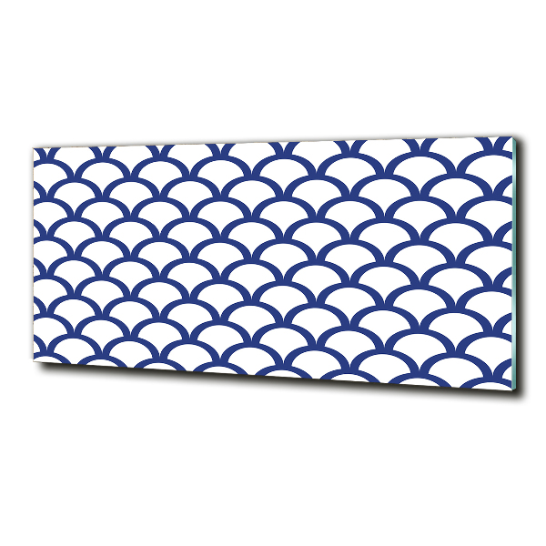 Foto glasbild Maritimer Hintergrund