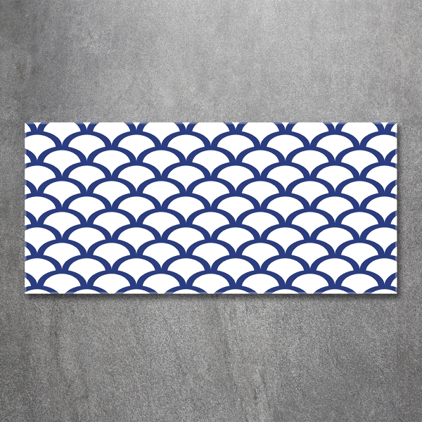 Foto glasbild Maritimer Hintergrund