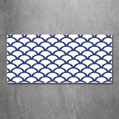 Foto glasbild Maritimer Hintergrund