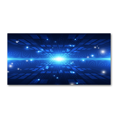 Glasbild 3D-Hintergrund