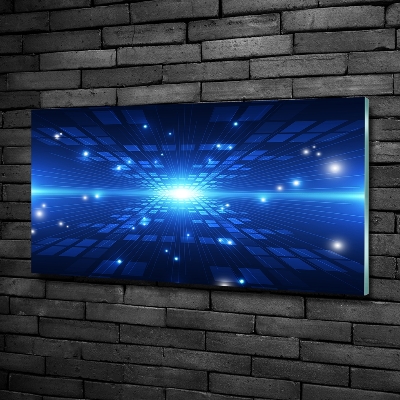 Glasbild 3D-Hintergrund