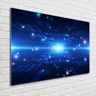 Glasbild 3D-Hintergrund