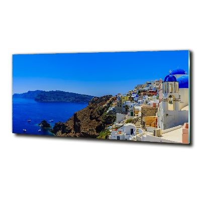 Foto glasbild Santorini, Griechenland